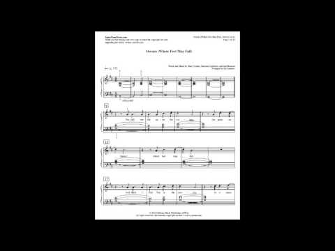 oceans hillsong piano music pdf